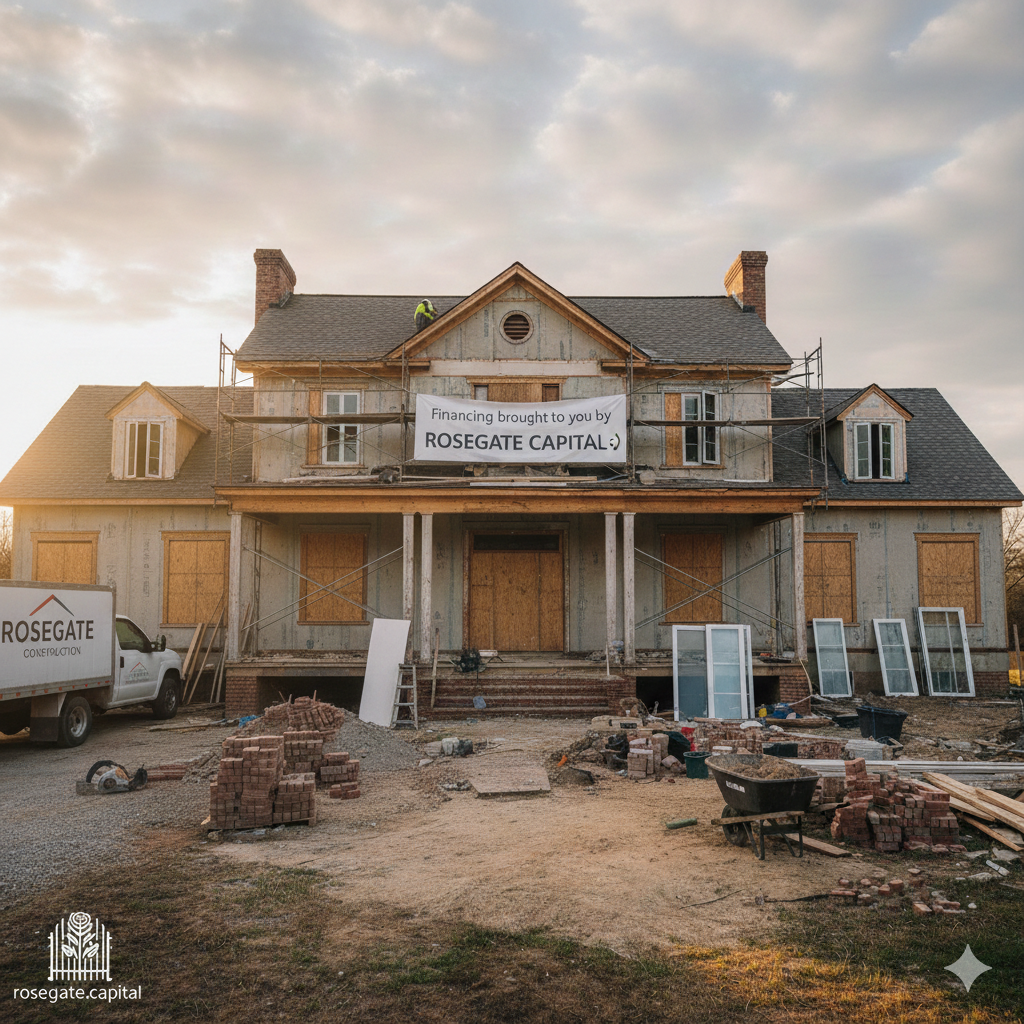 Get your next property rehab funded by rosegate capital!